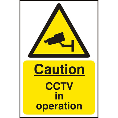 WARNING CCTV SAV
