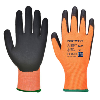 Vis-Tex Cut Resistant Glove - PU
Orange/Black