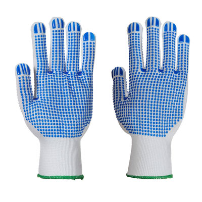 Polka Dot Plus Glove
White/Blue