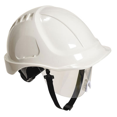 Endurance Plus Visor Helmet
White