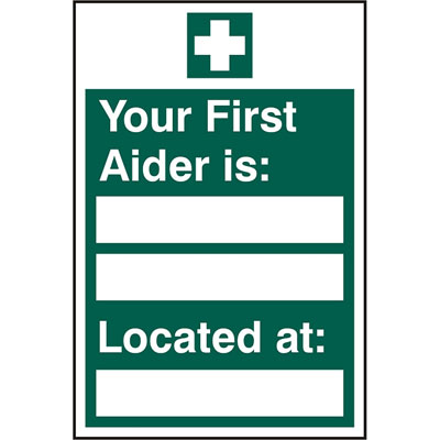 FIRST AIDER LOCATED RPVC